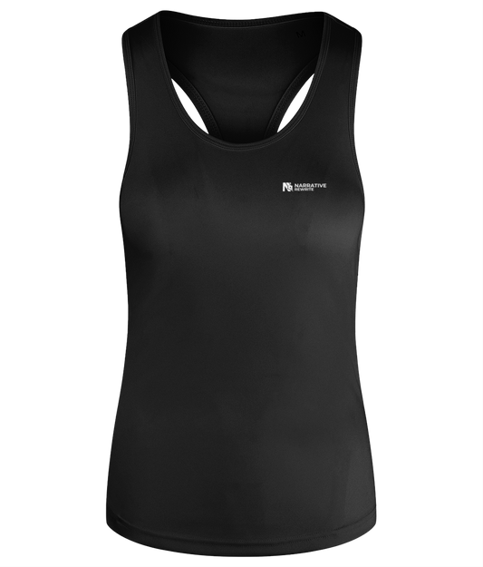 NR ACTIVE WOMEN'S BREATHABLE FLARE VEST IN BLACK