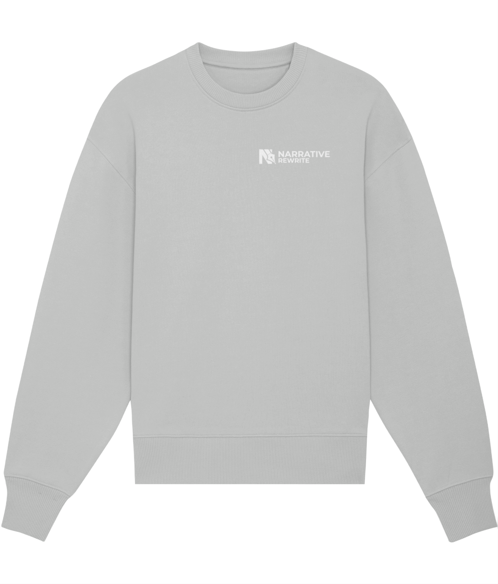 INCEPTION ESSENTIAL UNISEX SWEATSHIRT IN HEATHER GREY