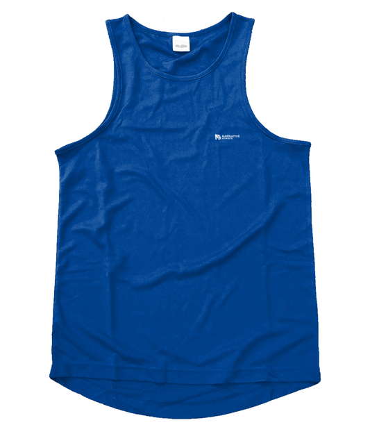 NR ACTIVE MEN'S BREATHABLE FLARE VEST IN ROYAL BLUE