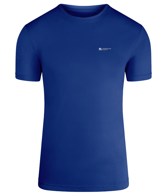 NR ACTIVE BREATHABLE ZEPHYR MEN'S T-SHIRT IN ROYAL BLUE