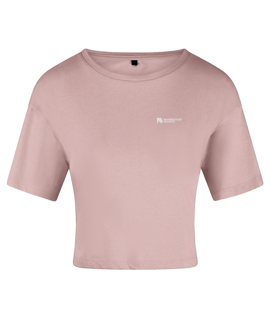 NR ACTIVE CROPPED TOP IN LIGHT PINK