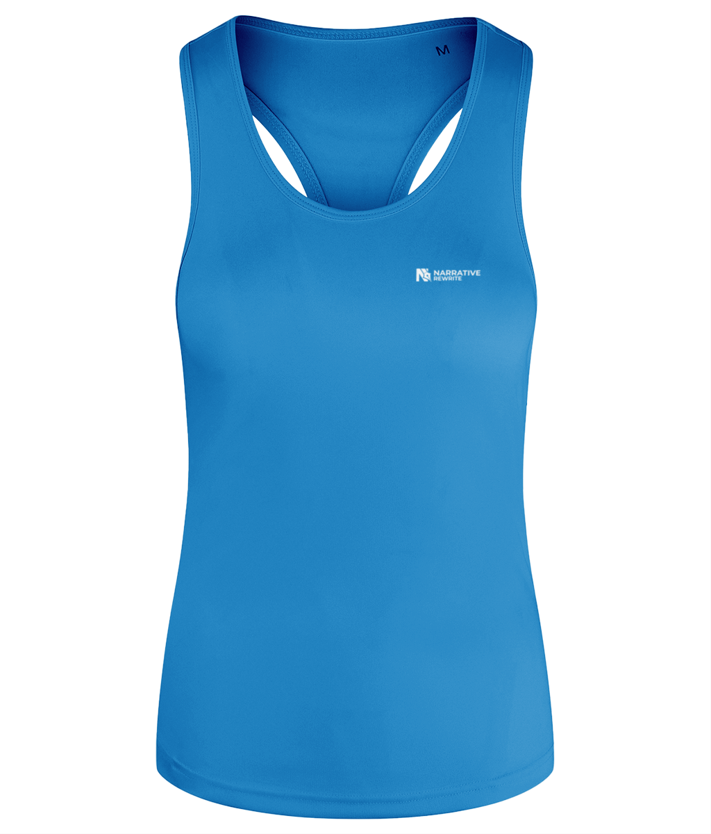 NR ACTIVE WOMEN'S BREATHABLE FLARE VEST IN SAPPHIRE