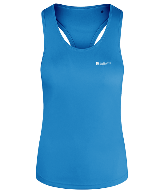 NR ACTIVE WOMEN'S BREATHABLE FLARE VEST IN SAPPHIRE