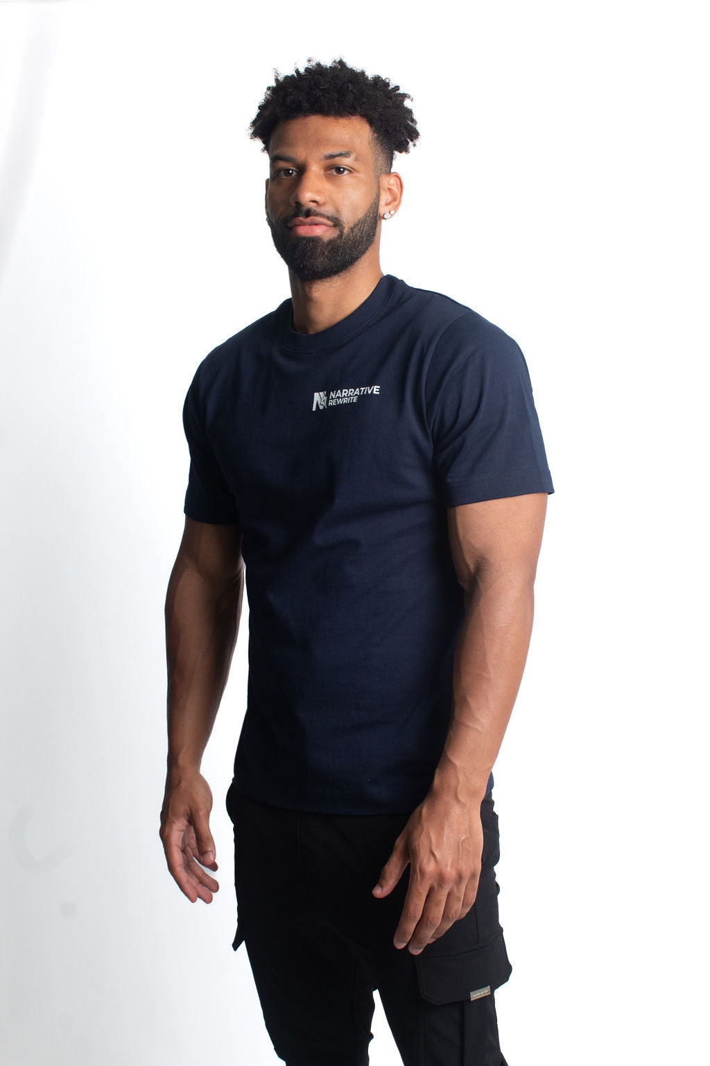 HARMONY UNISEX T-SHIRT IN FRENCH NAVY