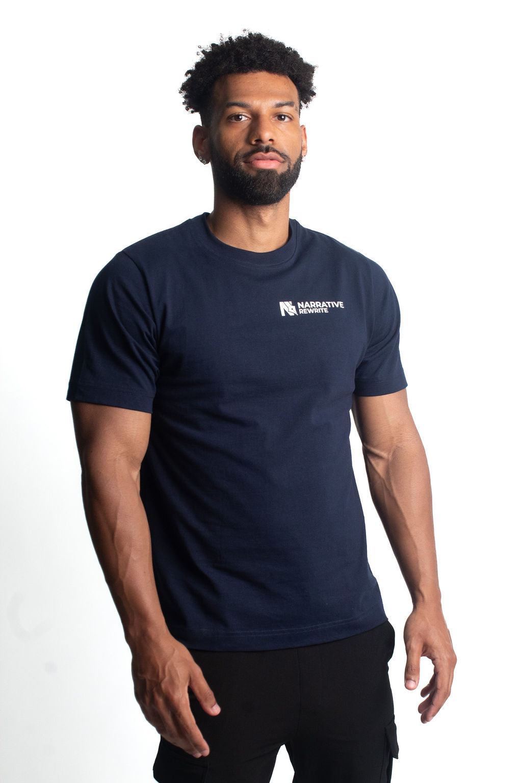 HARMONY UNISEX T-SHIRT IN FRENCH NAVY