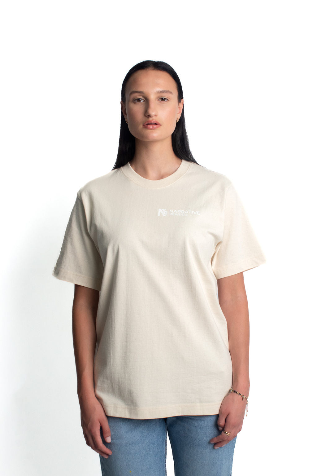 HARMONY UNISEX T-SHIRT IN NATURAL RAW