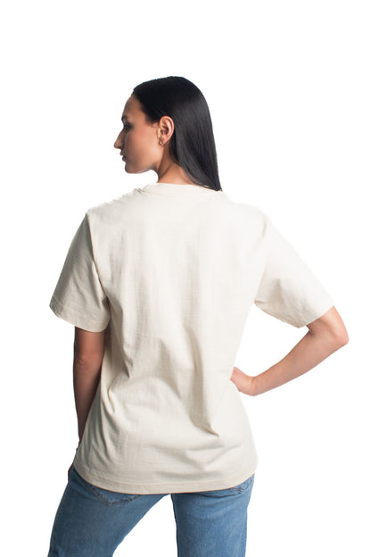 HARMONY UNISEX T-SHIRT IN NATURAL RAW