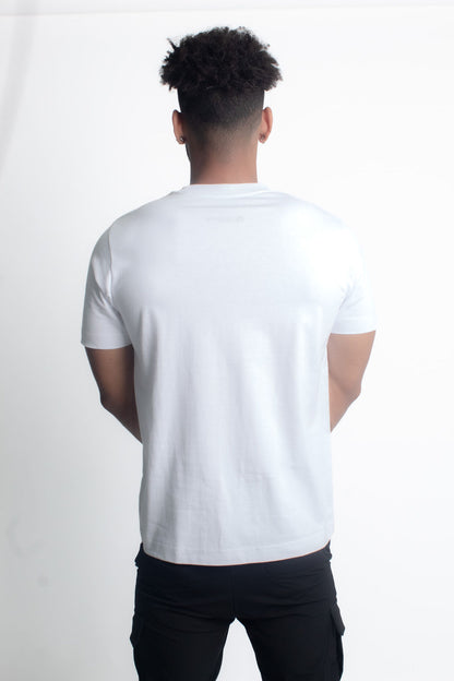 HARMONY UNISEX T-SHIRT IN WHITE