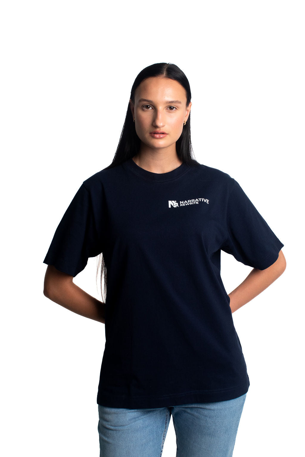 HARMONY UNISEX T-SHIRT IN FRENCH NAVY