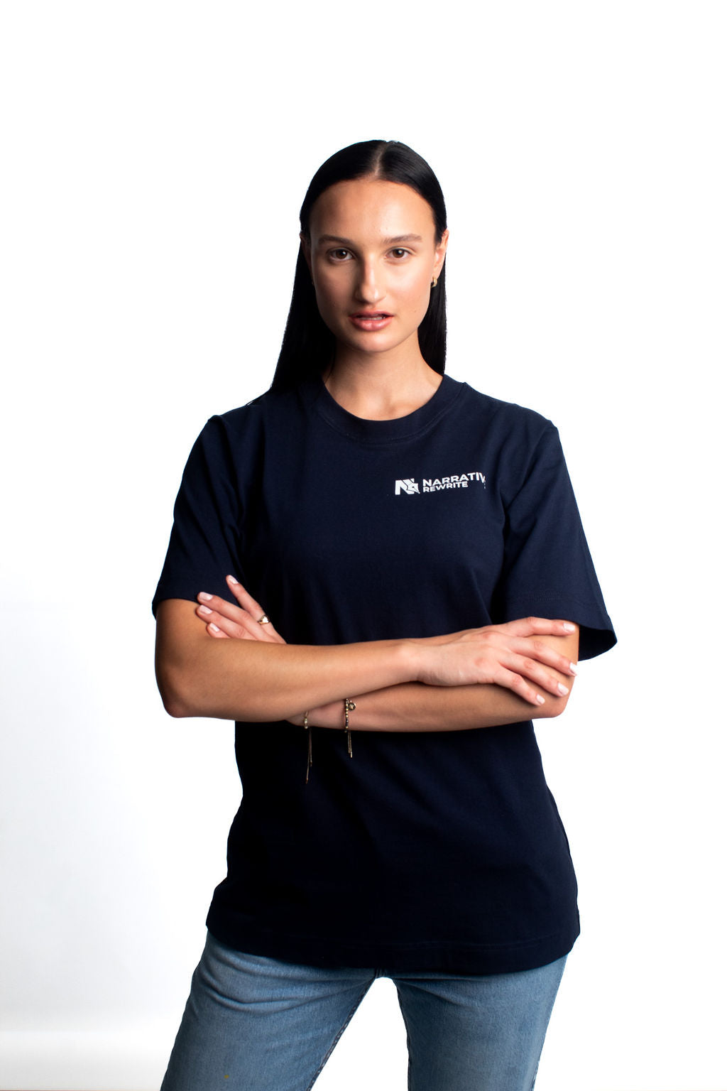 HARMONY UNISEX T-SHIRT IN FRENCH NAVY