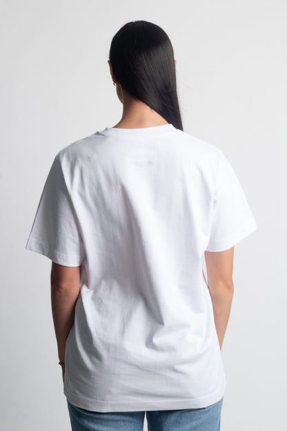 HARMONY UNISEX T-SHIRT IN WHITE