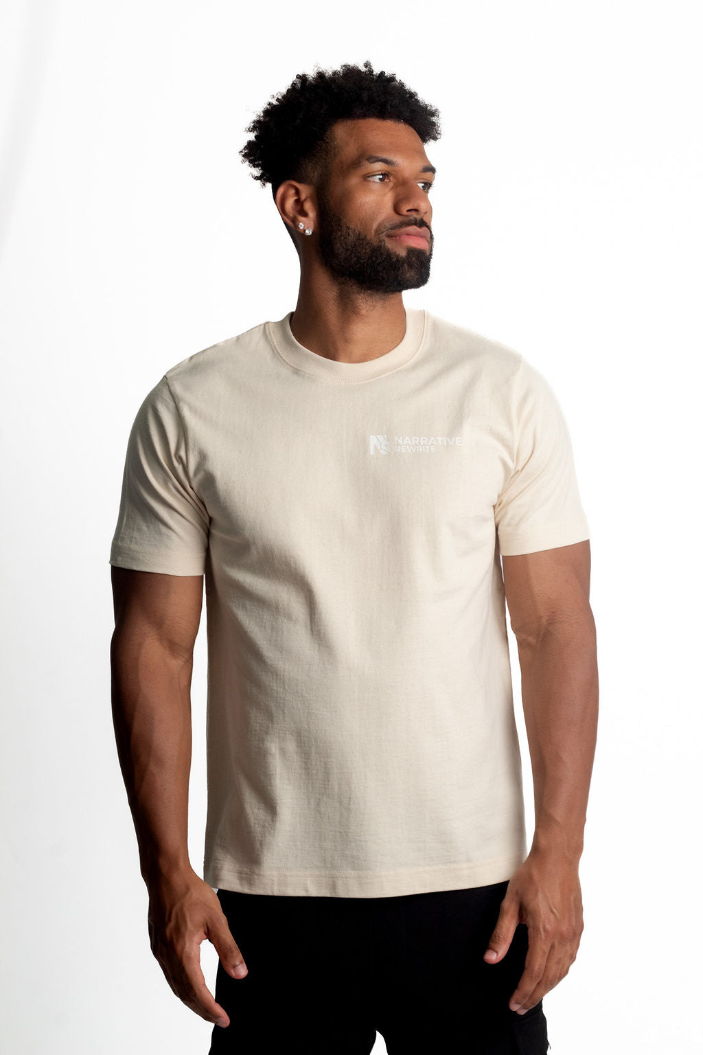 HARMONY UNISEX T-SHIRT IN NATURAL RAW