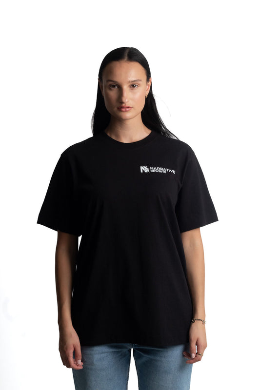 HARMONY UNISEX T-SHIRT IN BLACK