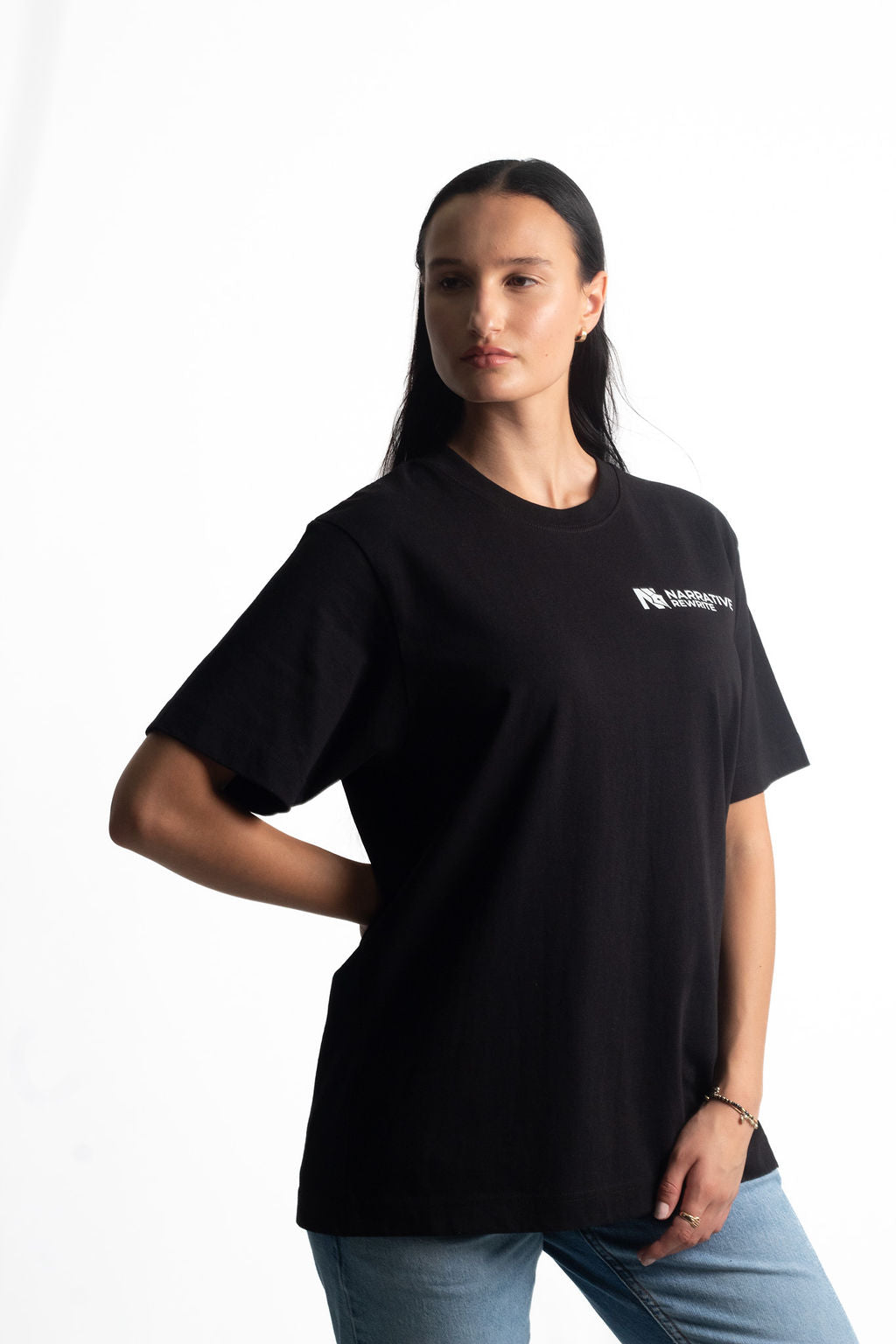 HARMONY UNISEX T-SHIRT IN BLACK