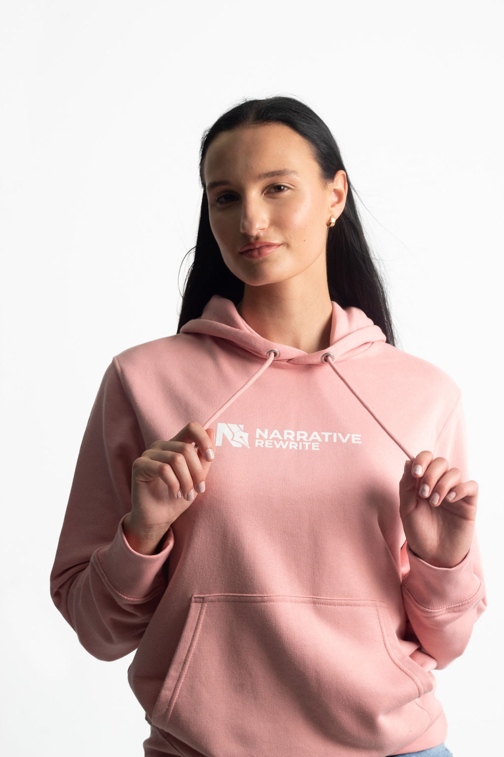 INSPIRE UNISEX HOODIE IN CANYON PINK