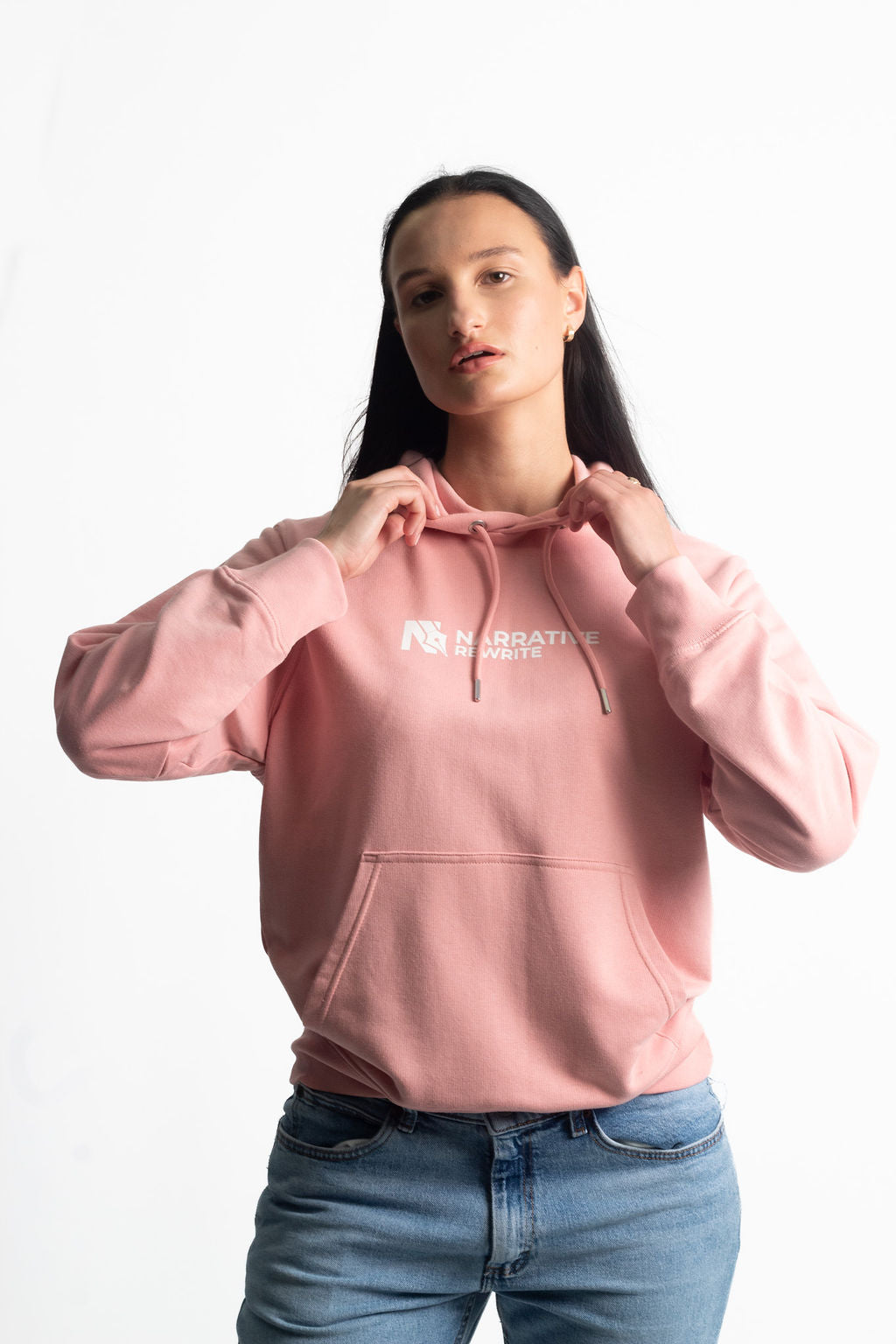 INSPIRE UNISEX HOODIE IN CANYON PINK