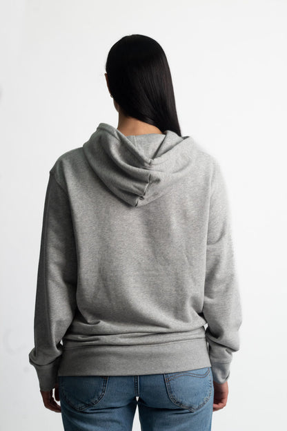 INSPIRE UNISEX HOODIE IN HEATHER GREY