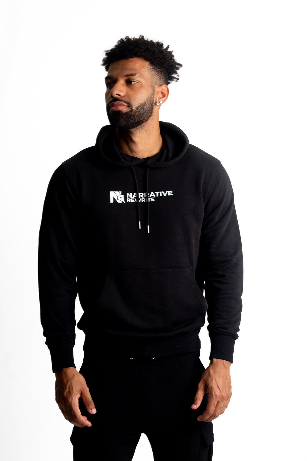 INSPIRE UNISEX HOODIE IN BLACK