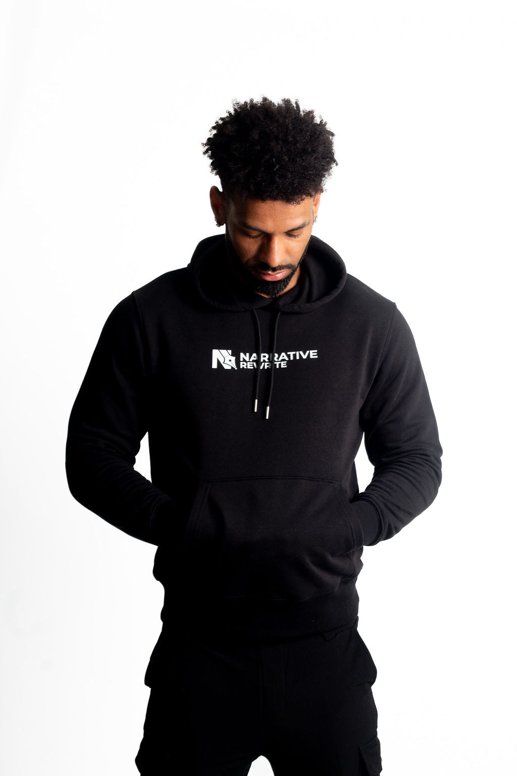 INSPIRE UNISEX HOODIE IN BLACK