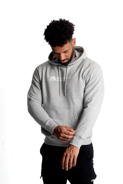 INSPIRE UNISEX HOODIE IN HEATHER GREY