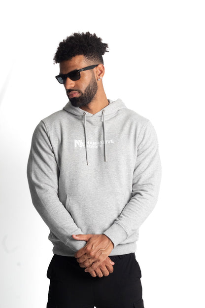 INSPIRE UNISEX HOODIE IN HEATHER GREY