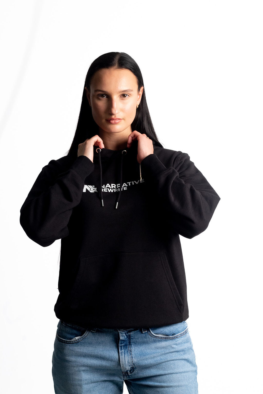 INSPIRE UNISEX HOODIE IN BLACK