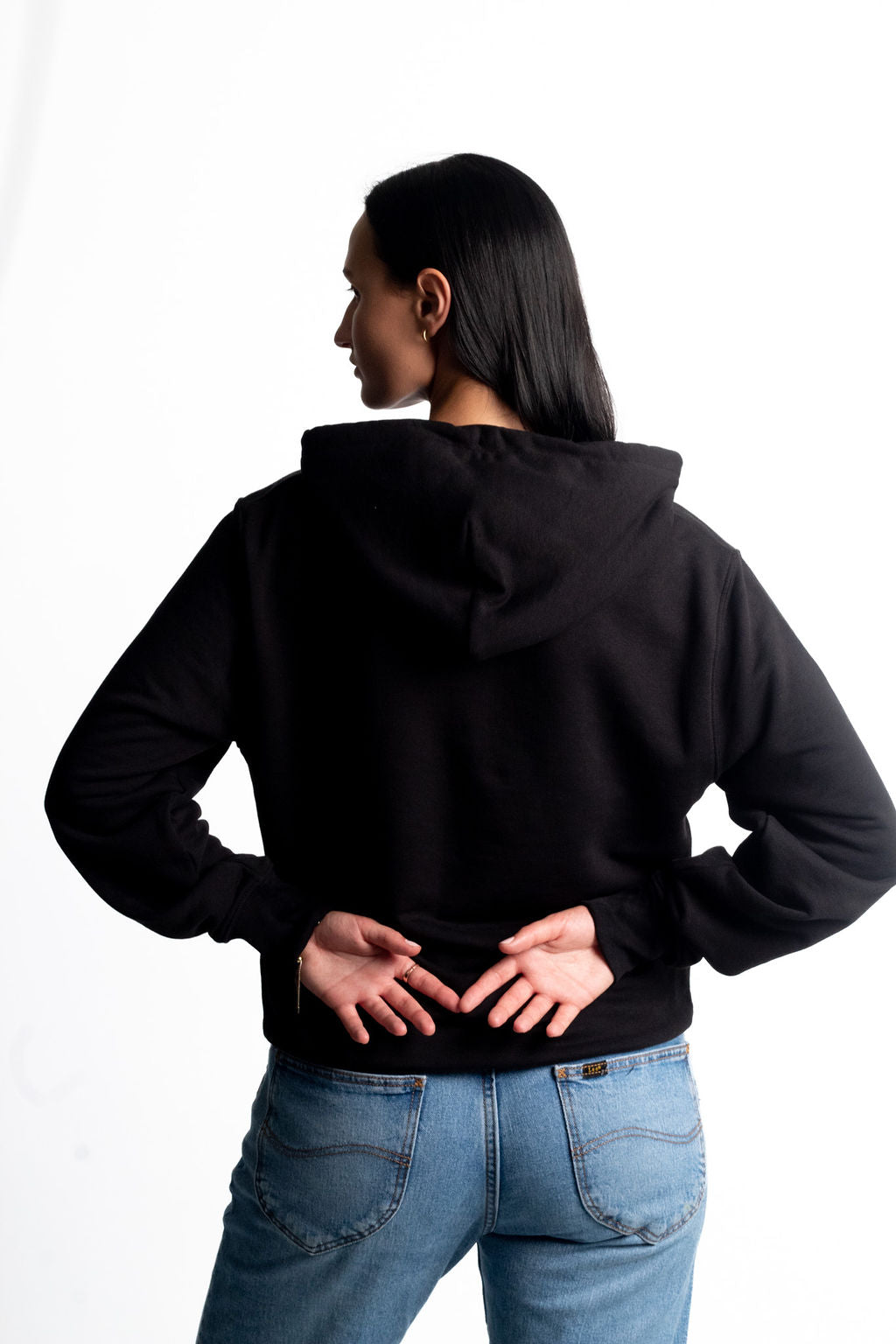 INSPIRE UNISEX HOODIE IN BLACK