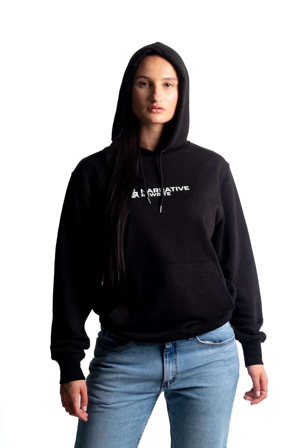 INSPIRE UNISEX HOODIE IN BLACK