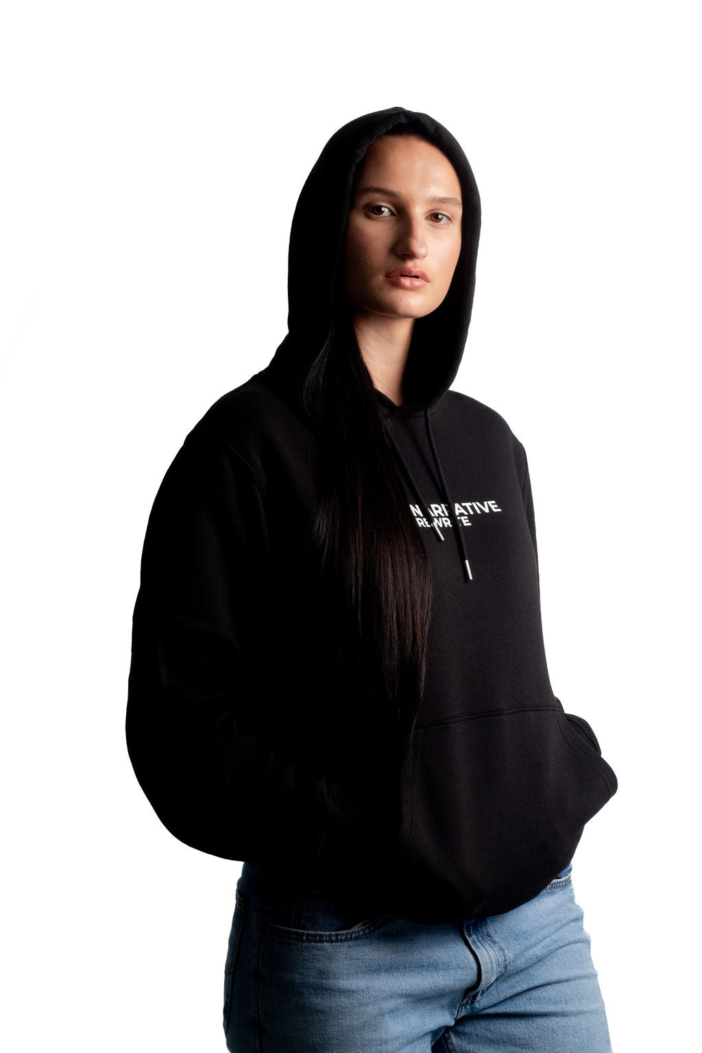 INSPIRE UNISEX HOODIE IN BLACK