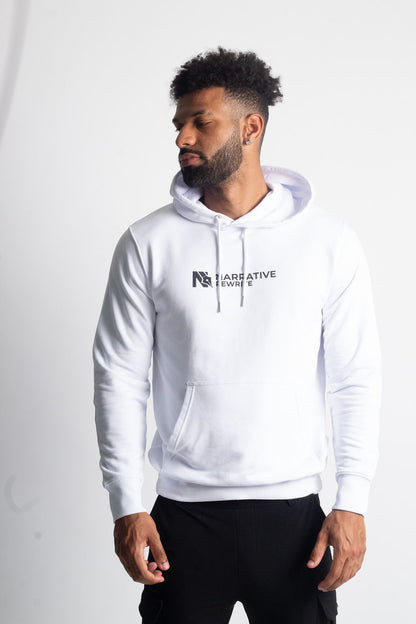 INSPIRE UNISEX HOODIE IN WHITE