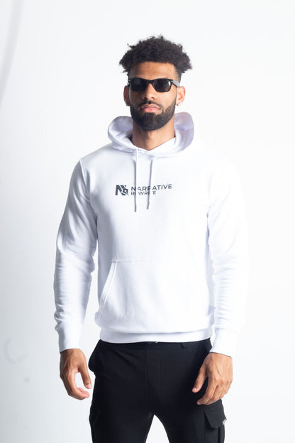 INSPIRE UNISEX HOODIE IN WHITE