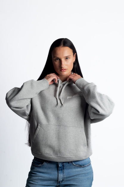 GENESIS UNISEX HOODIE IN HEATHER GREY