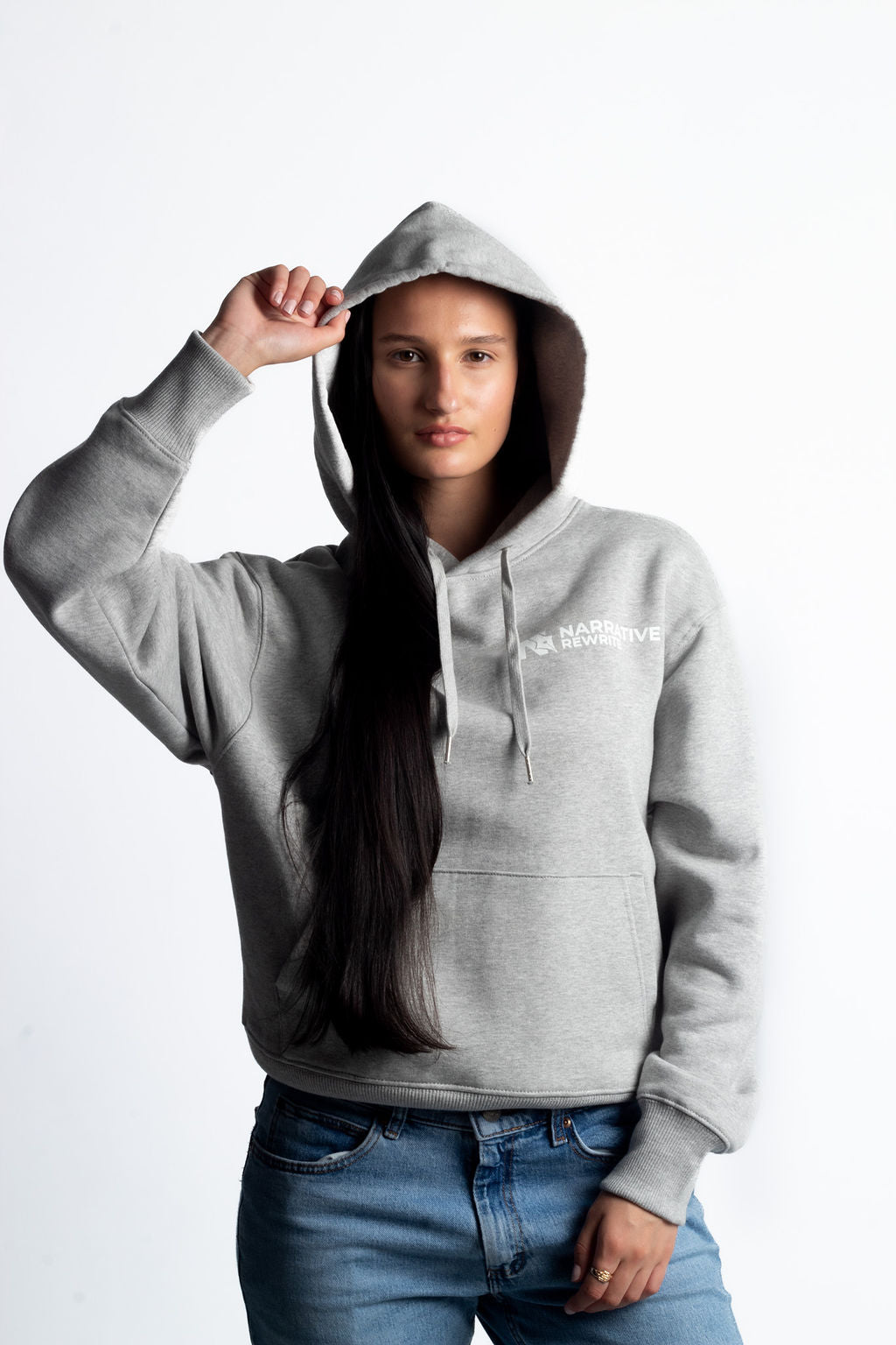 GENESIS UNISEX HOODIE IN HEATHER GREY