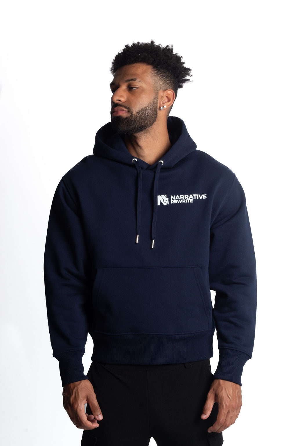 GENESIS UNISEX HOODIE IN FRENCH NAVY