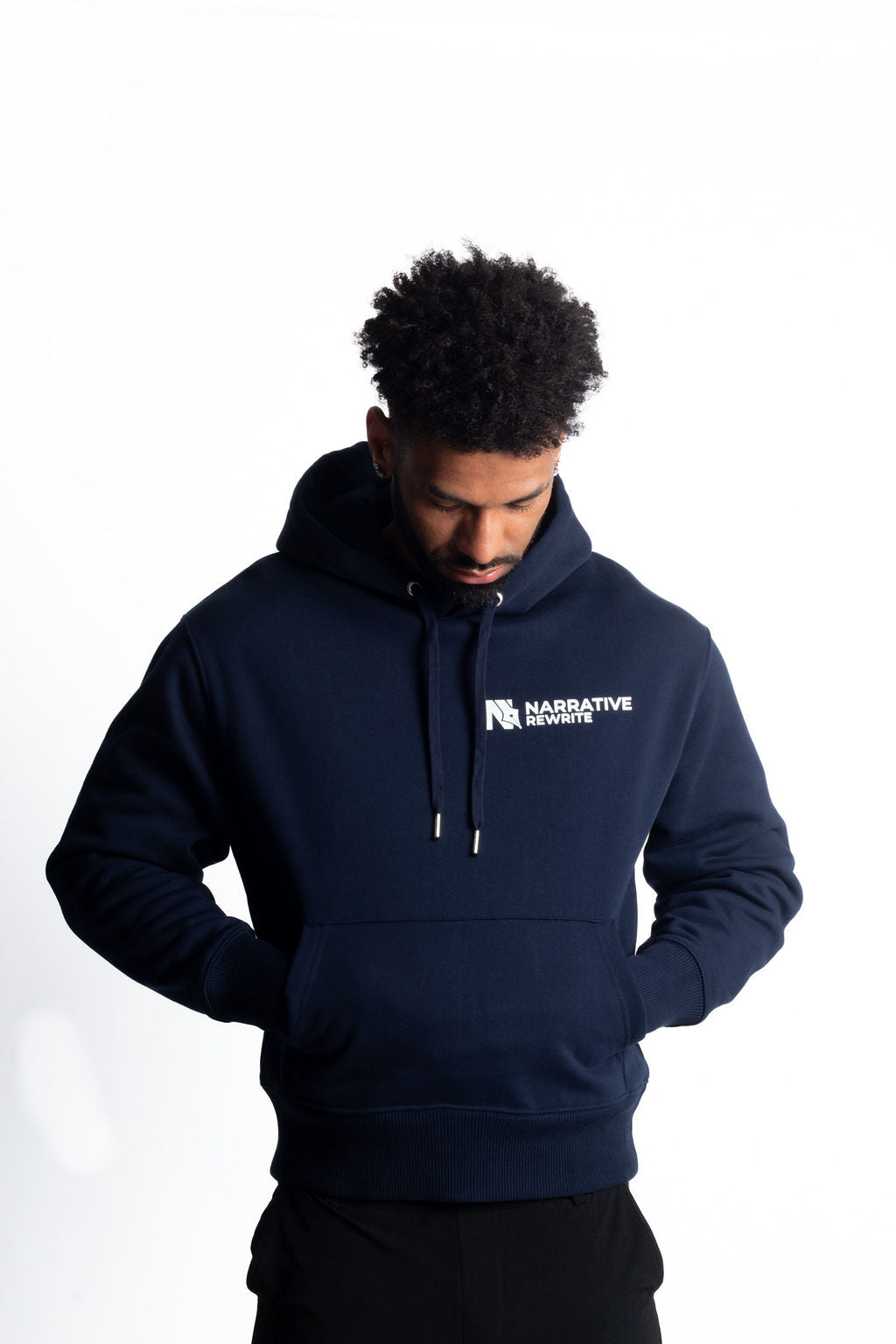 GENESIS UNISEX HOODIE IN FRENCH NAVY