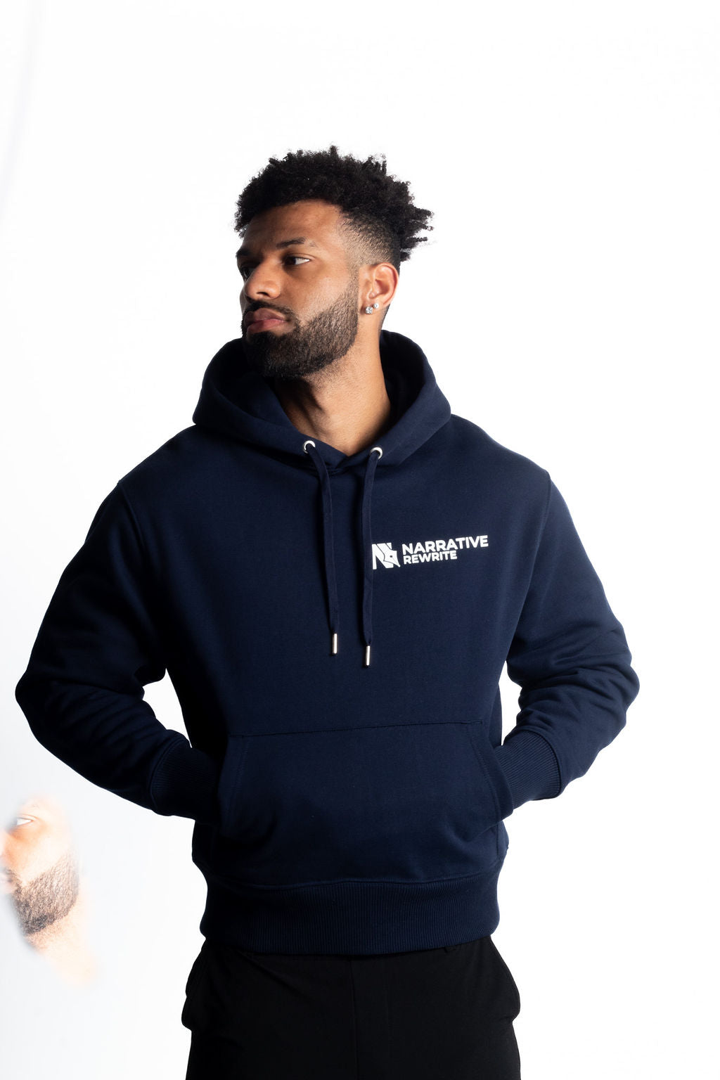 GENESIS UNISEX HOODIE IN FRENCH NAVY