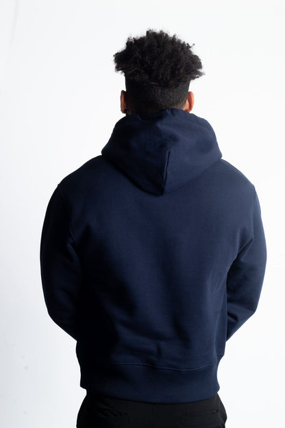 GENESIS UNISEX HOODIE IN FRENCH NAVY