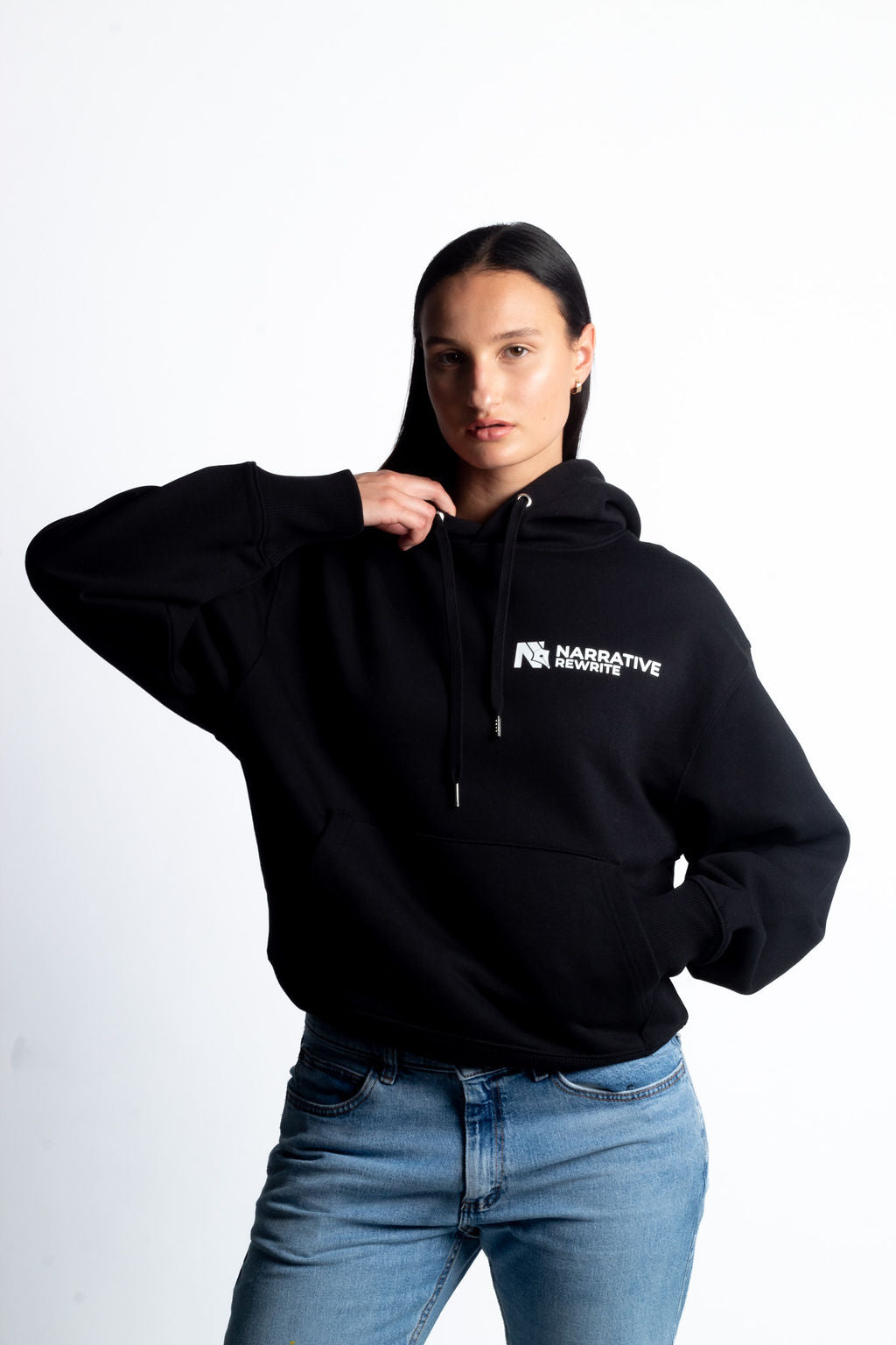 GENESIS UNISEX HOODIE IN BLACK