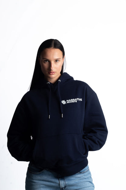 GENESIS UNISEX HOODIE IN FRENCH NAVY