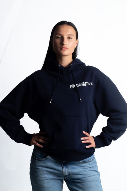 GENESIS UNISEX HOODIE IN FRENCH NAVY