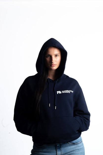 GENESIS UNISEX HOODIE IN FRENCH NAVY