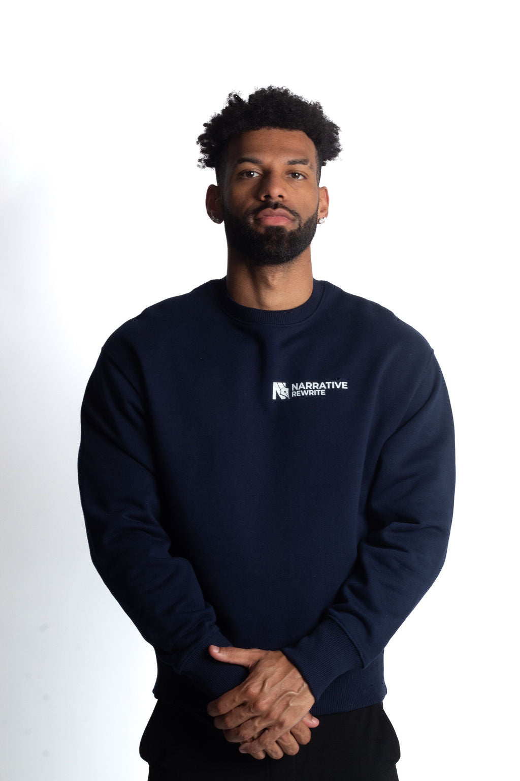 INCEPTION ESSENTIAL UNISEX SWEATSHIRT IN FRENCH NAVY