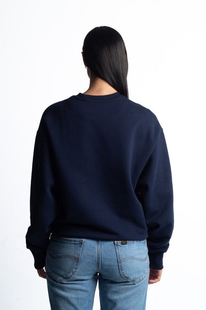 INCEPTION ESSENTIAL UNISEX SWEATSHIRT IN FRENCH NAVY