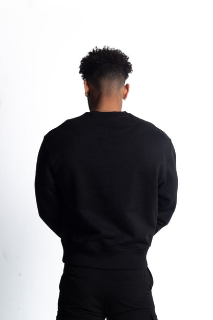 INCEPTION ESSENTIAL UNISEX SWEATSHIRT IN BLACK