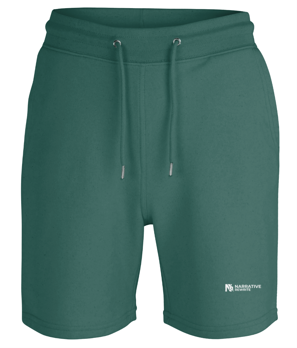 INCEPTION ESSENTIAL ACTIVE UNISEX SHORT IN GLAZED GREEN