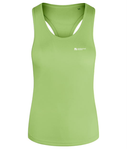 NR ACTIVE WOMEN'S BREATHABLE FLARE VEST IN LIGHTNING GREEN