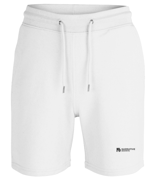 INCEPTION ESSENTIAL ACTIVE UNISEX SHORT IN WHITE